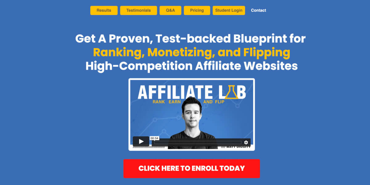 affiliate-lab The Affiliate Lab by Matt Diggity Black Friday deal