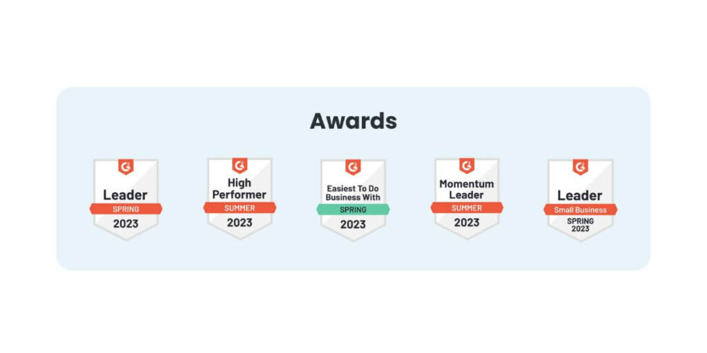 The awards that GoHighLevel has won