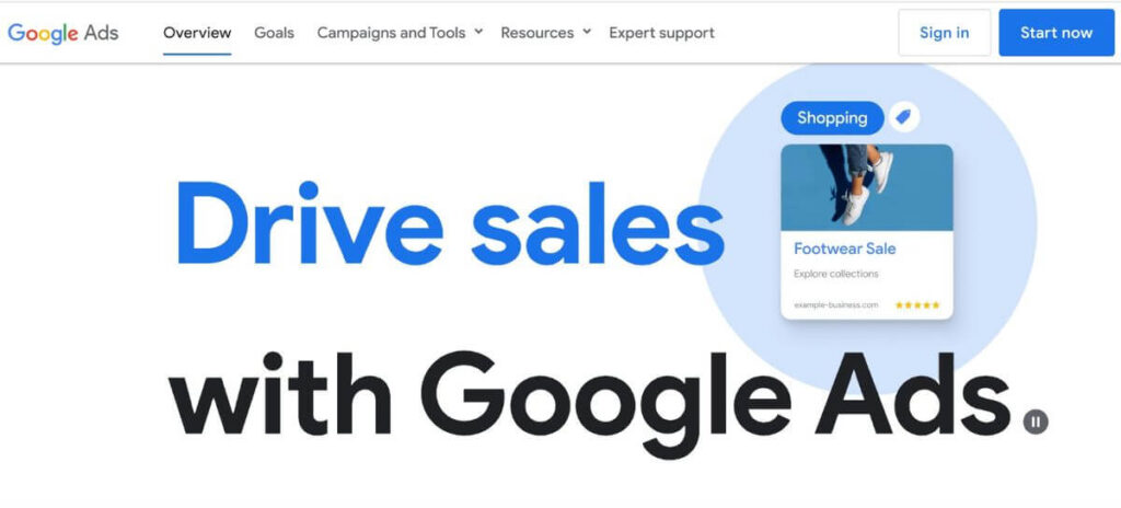 paid traffic from Google Ads