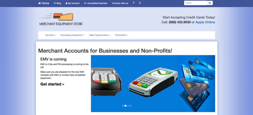 Merchant Equipment Store program