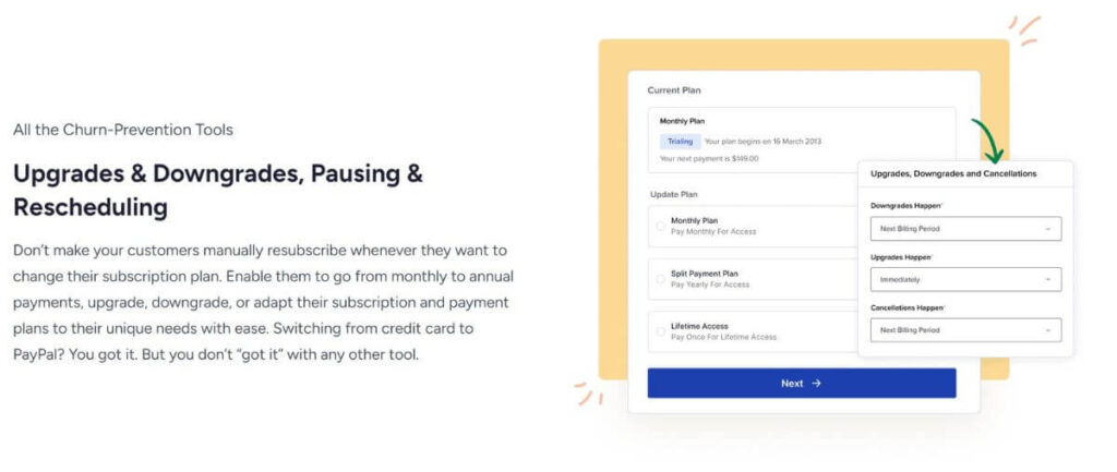 Monitor subscriptions