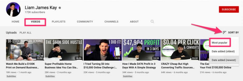 YouTube most popular videos