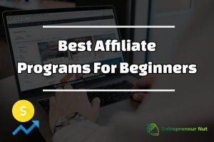 Affiliate programs for beginners - man on a laptop looking at networks